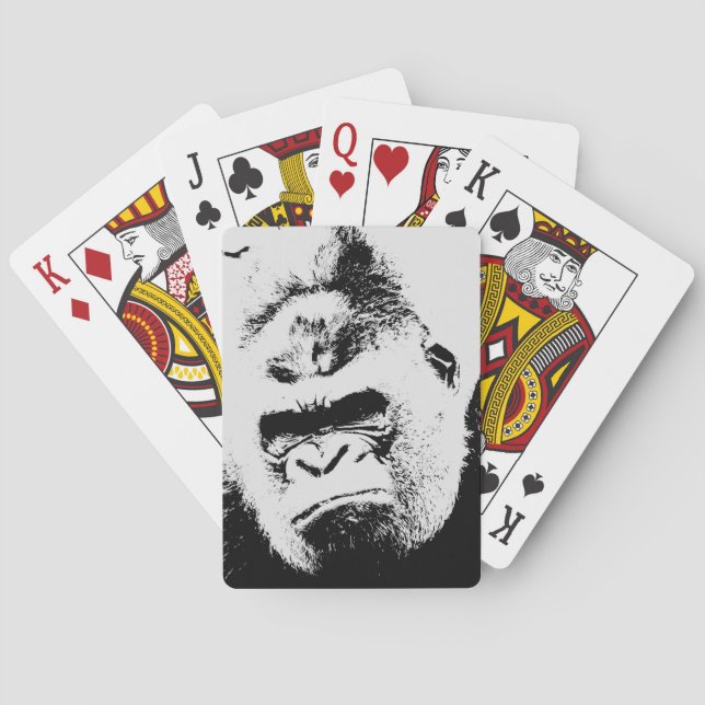 Angry Gorilla Poker Cards (Back)