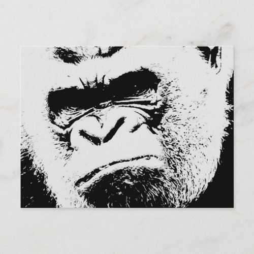 Angry Gorilla Postcard