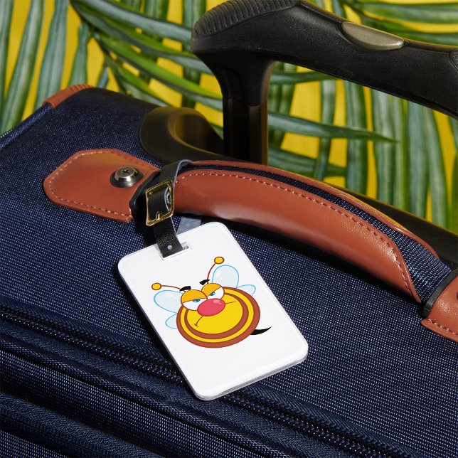 Angry Honey Bee Luggage Tags (Creator Uploaded)