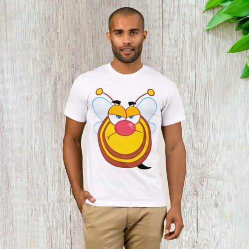 Angry Honey Bee Mens T_Shirt