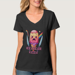 Angry Ice Cream Killer Grimly Icecream Gangster So T-Shirt