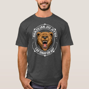 Angry Jiu Jitsu Bear Brazilian Jiu Jitsu BJJ T-Shirt