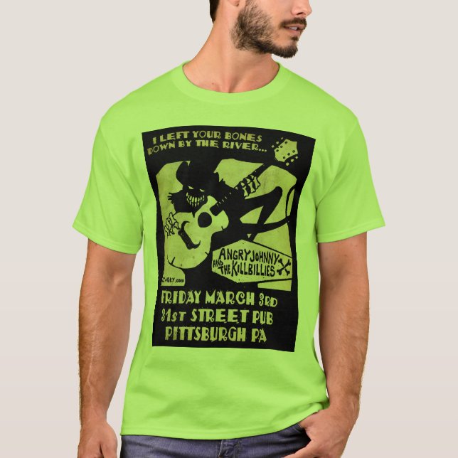 Angry Johnny @ 31st Street Pub T T-Shirt (Front)