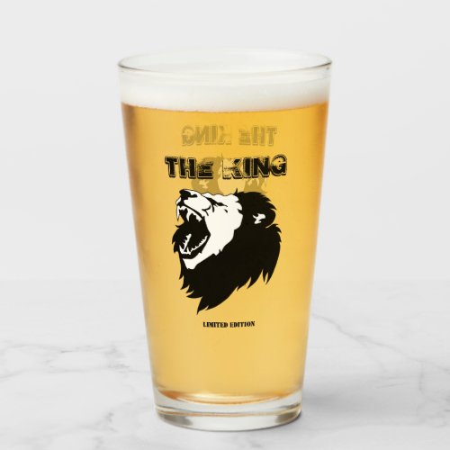 Angry Lion Glass