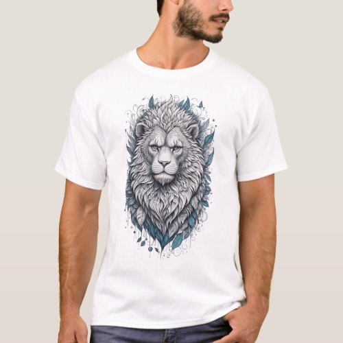 Angry lion T_Shirt