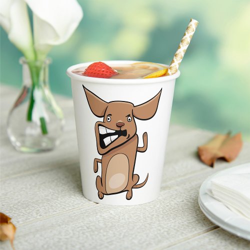 Angry Little Dog Paper Cups