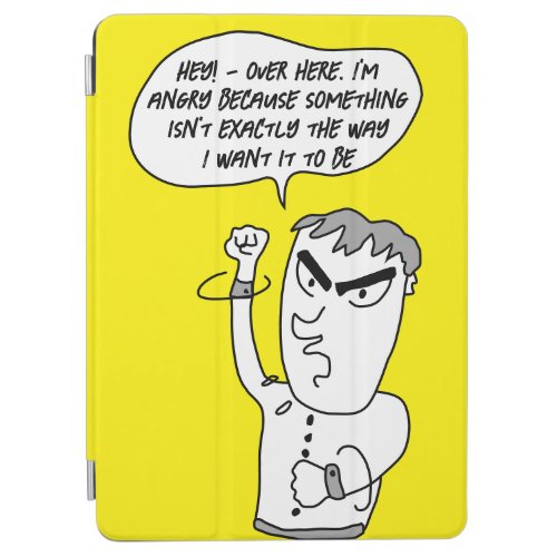 Angry Man iPad Air Cover