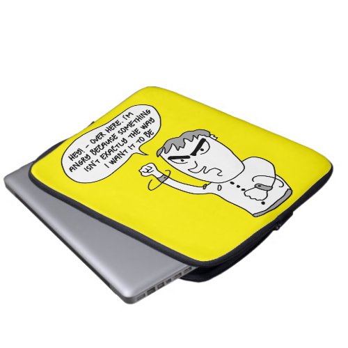 Angry Man Laptop Sleeve