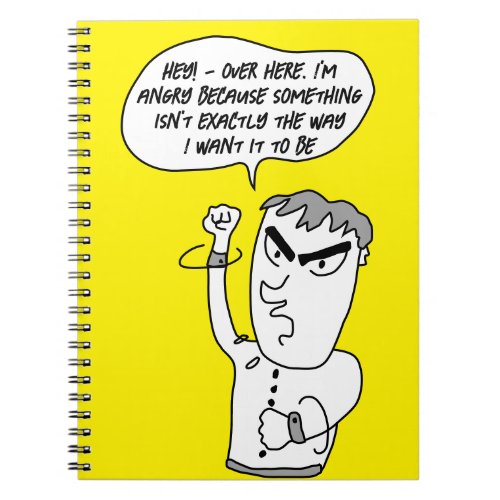 Angry Man Notebook