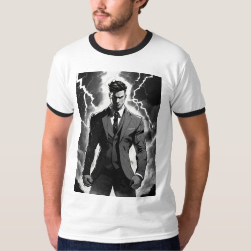 Angry man t_shirt design