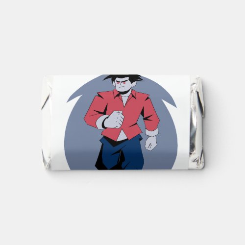Angry man walking hershey's miniatures