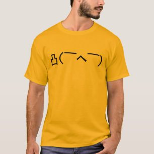 Angry Middle Finger Emoticon Japanese Kaomoji T-Shirt