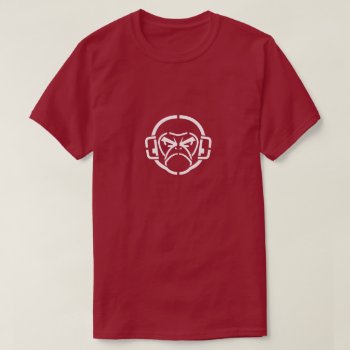 Angry Monkey Design T-shirt by KahunaDesigns at Zazzle