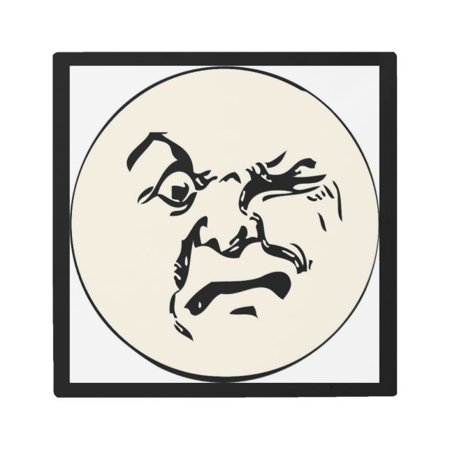 ANGRY MOON METAL PRINT (Front)