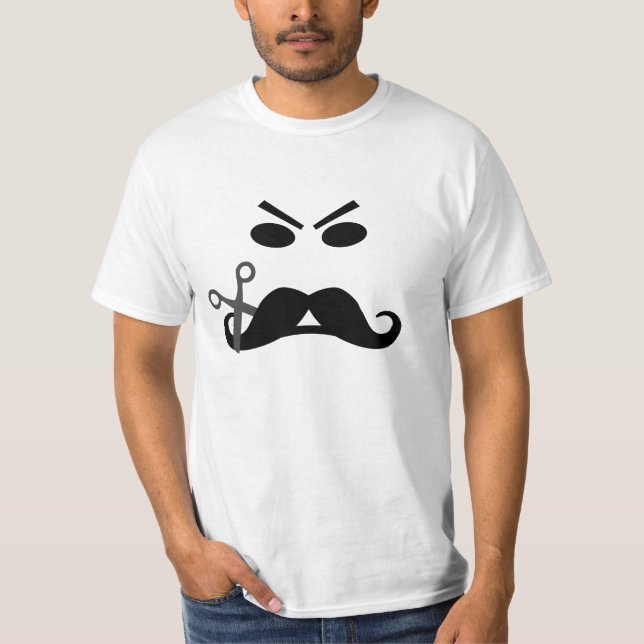 Angry Mustache shirt - choose style (Front)