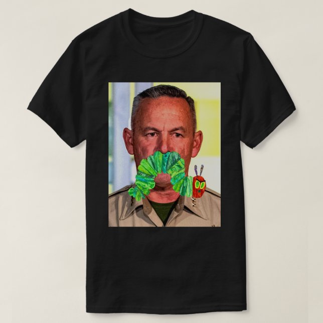 Angry Mustache T-Shirt (Design Front)