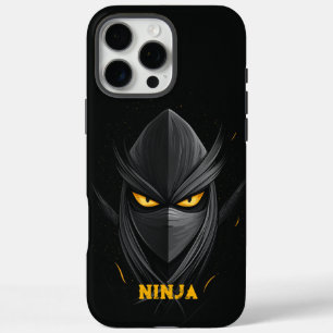 Angry Ninja Black iPhone 16 Pro Max Case