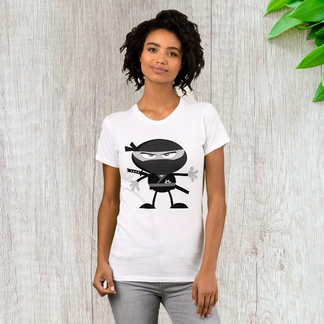 Angry Ninja Warrior Womens T-Shirt (Creator Uploaded)