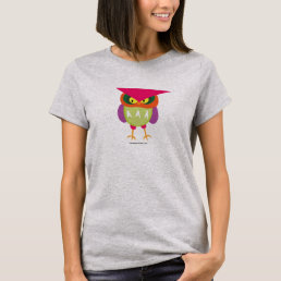 Angry owl is colorful T-Shirt