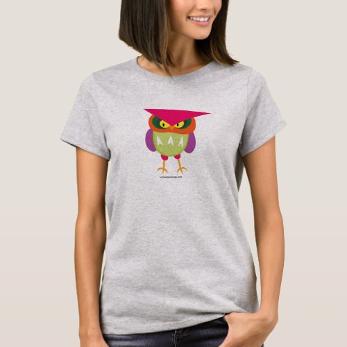 Angry owl is colorful T_Shirt