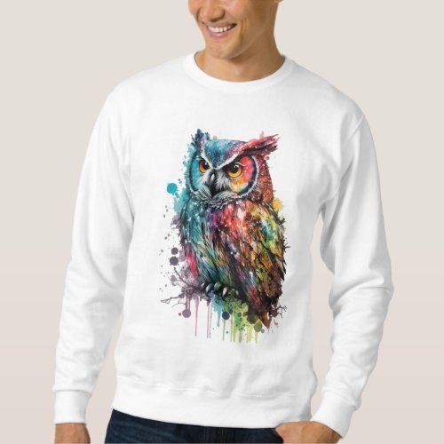 Angry owl sweatshirt