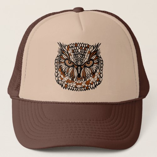 Angry Owl Trucker Hat