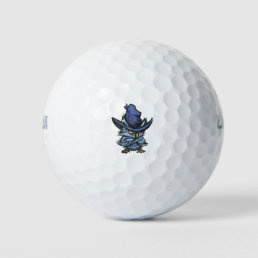 Angry Owl With Witch Hat Golf Balls