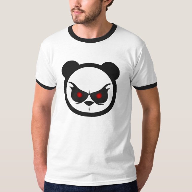 Angry Panda Men's T-shirt (Front)