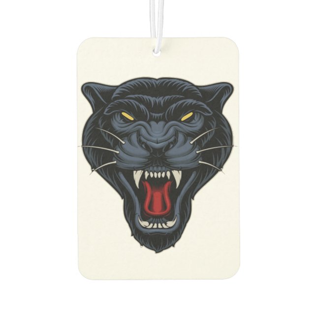 Angry Panther Air Freshener (Back)