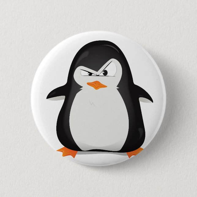 Angry Penguin Button (Front)