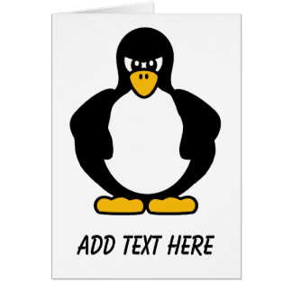 Angry Penguin Cards