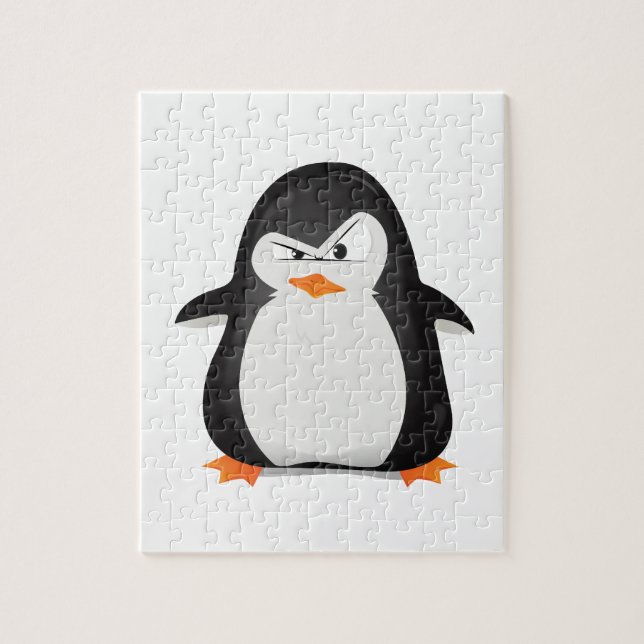 Angry Penguin Jigsaw Puzzle (Vertical)