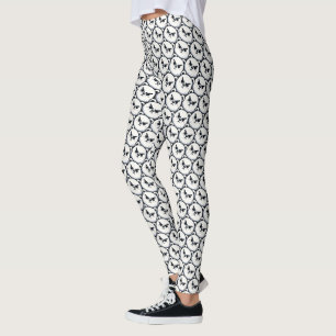 Angry Polar Bear Design Leggings