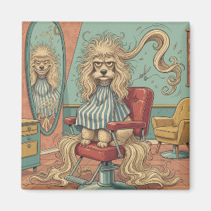 Angry Poodle Magnet