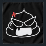 Angry Poop - Brootsch the PooPoo Bandana<br><div class="desc">Beware the wrath of the mighty poop!</div>