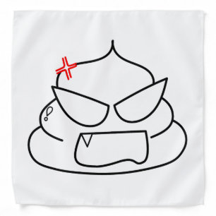 Angry Poop - Brootsch the PooPoo Bandana