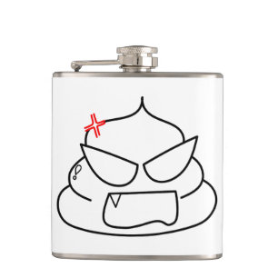 Angry Poop - Brootsch the PooPoo Flask