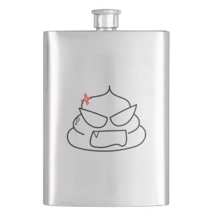 Angry Poop - Brootsch the PooPoo Flask