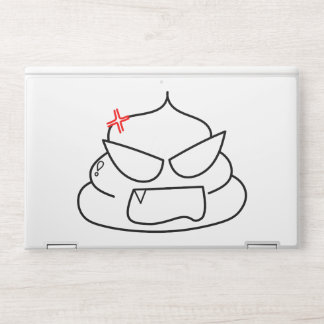 Angry Poop - Brootsch the PooPoo HP Laptop Skin
