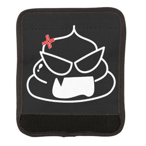 Angry Poop _ Brootsch the PooPoo Luggage Handle Wrap