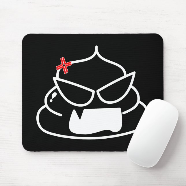 Angry Poop - Brootsch the PooPoo Mouse Pad (With Mouse)