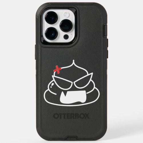 Angry Poop _ Brootsch the PooPoo OtterBox iPhone 14 Pro Max Case
