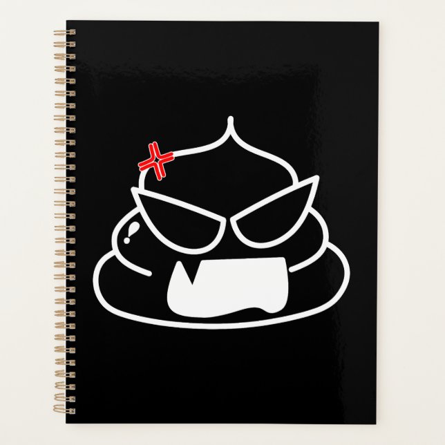 Angry Poop - Brootsch the PooPoo Planner (Front)