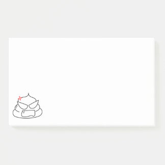 Angry Poop - Brootsch the PooPoo Post-it Notes
