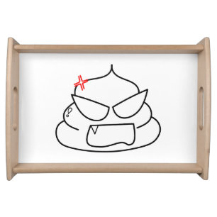 Angry Poop - Brootsch the PooPoo Serving Tray