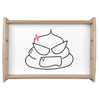 Angry Poop - Brootsch the PooPoo Serving Tray