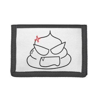 Angry Poop - Brootsch the PooPoo Trifold Wallet