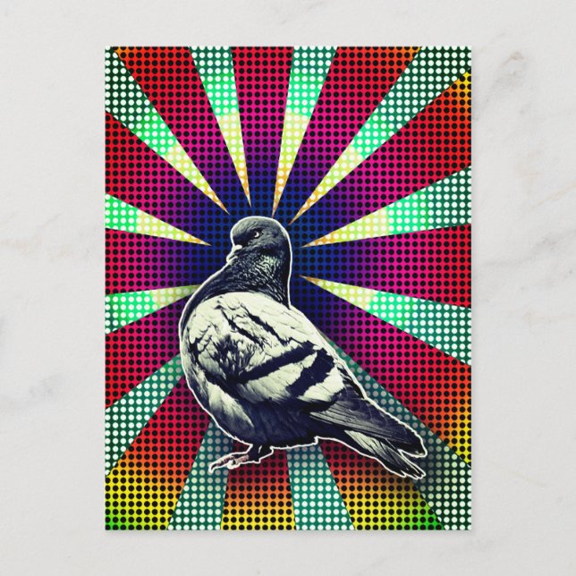 Angry Postcard Pigeon (Front)