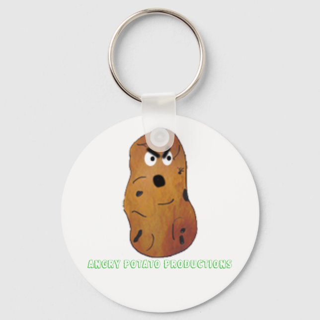 Angry Potato Productions--Keychain Design #1 Keychain (Front)