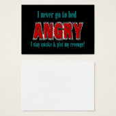 Angry Profile Cards (Front & Back)